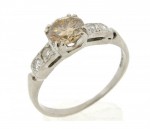 Vintage Cognac Diamond Ring R1273