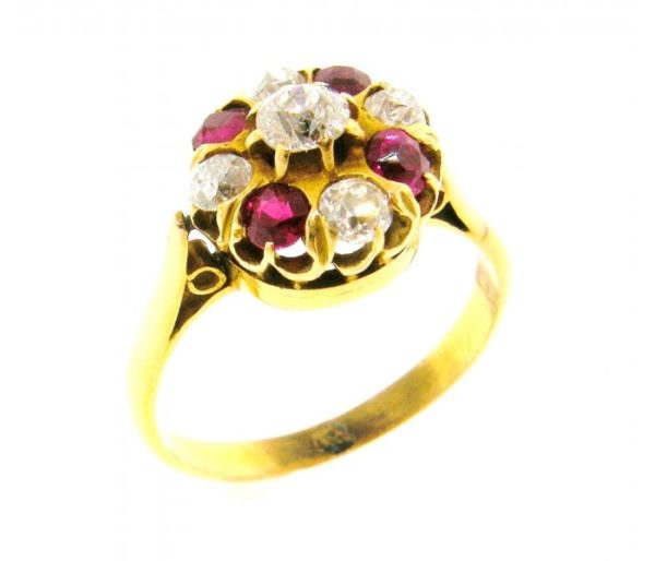 Vintage Ruby & Diamond Ring 1