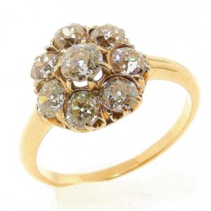 antique-diamond-cluster-ring