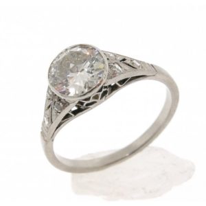 Vintage Old European Cut Diamond Ring R1571
