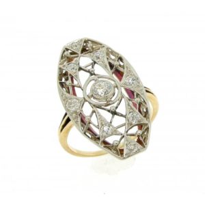 Edwardian Diamond Ring 1