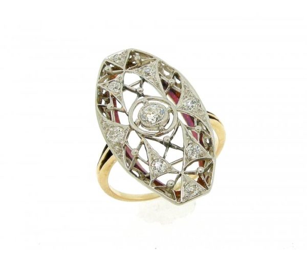 Edwardian Diamond Ring 1