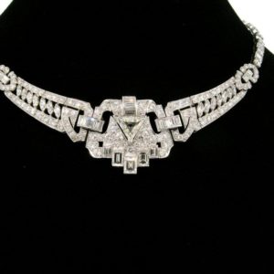 Vintage Diamond 1940′s Necklace