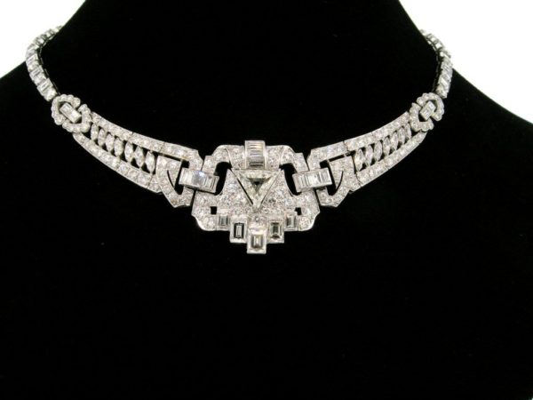 Vintage Diamond 1940′s Necklace