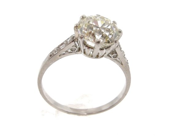 R1355-Classic- Crown Desing- Vintage-Diamond-Ring