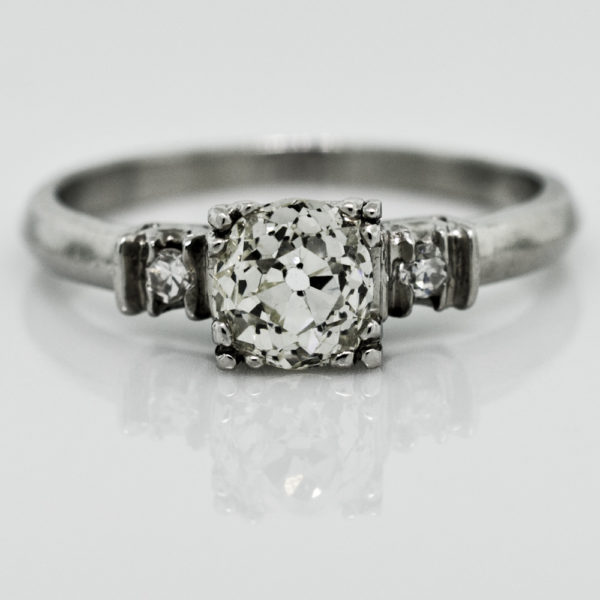 R1414-0.83 cts-OEC-Platinum-Ring