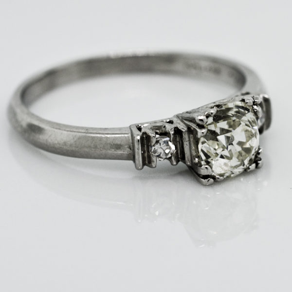 R1414-2-0.83 cts-OEC-Platinum-Ring