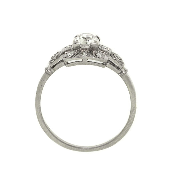 R1762-3-0.46 cts. OEC Dia-Plat-Ring