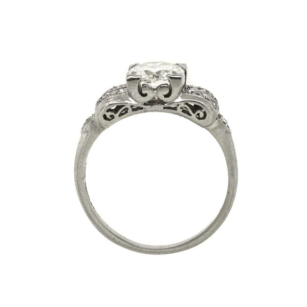 R1796-3-1.03 cts. Trans Dia-Plat-Ring