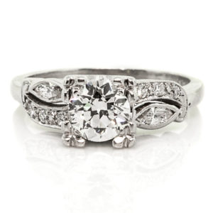R1759-0.82 cts. OEC-Marquise-Plat-Ring