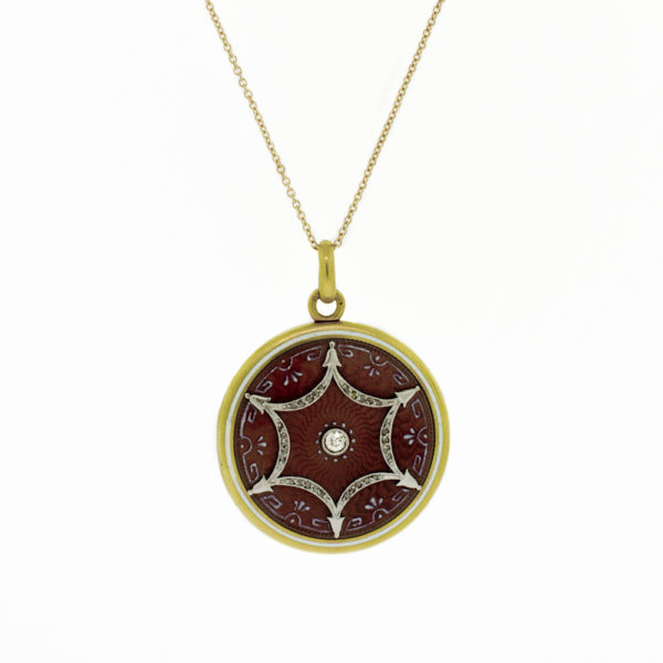 O95-Vintage-Enamel-Diamond-Locket