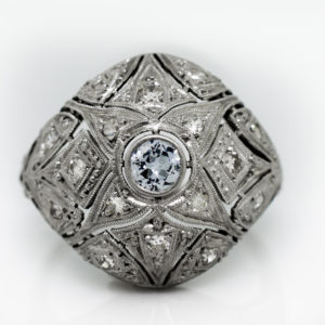 R1643-Art Deco-Filigree-Diamond-Ring