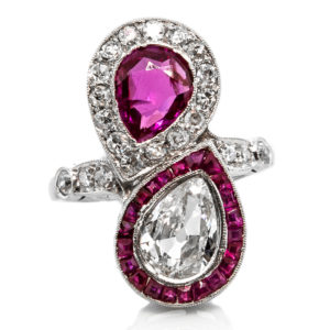 R1853-Deco-Pear-Ruby-Diamond-Bypass-Ring