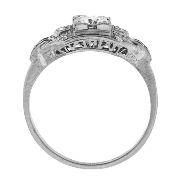 R1799-3-0.40 cts-Trans-Diamond-Plat-1930-Ring