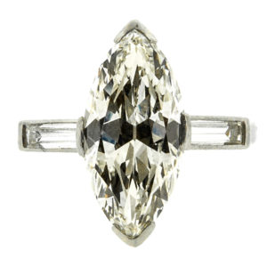 R1893-Old Marq-3.49 cts-Platinum.Ring