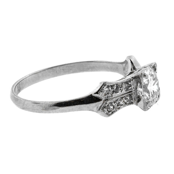 R1899-2-0.60 cts-OEC-Dia-2 Row-Plat-Ring