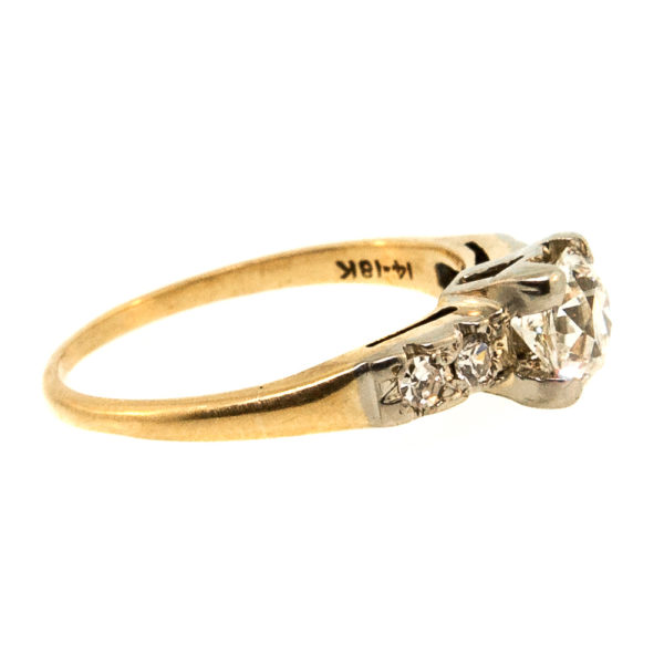 R1928-2-0.70 cts-OEC-2 Tone-Gold-Ring