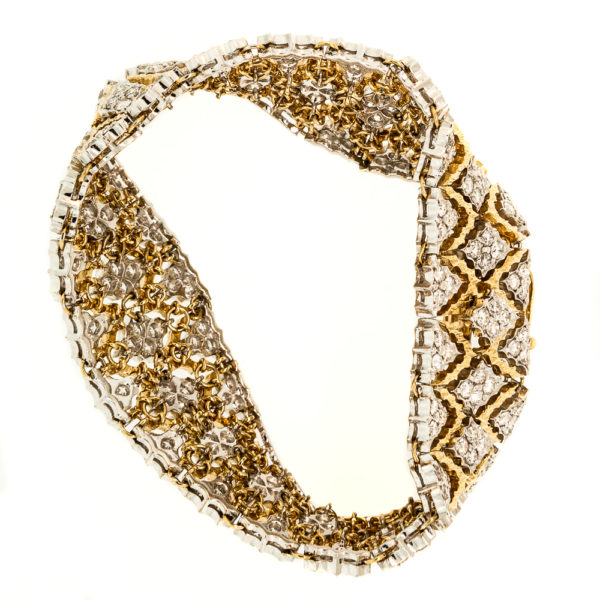 B473-3-Two Tone Gold-9 cts RBC-Brac