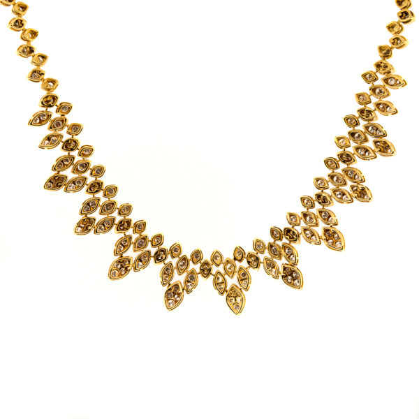 N601-2-18KT-Gold-10 cts-RBC-Necklace