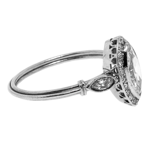 R1965-2-GS7-0.65 cts-Marquise Dia-Plat-Ring