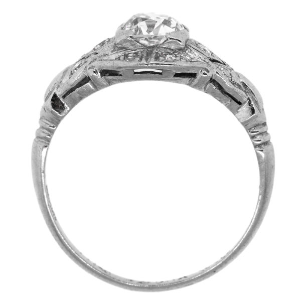 R2028-3-0.72 cts-Old Cushion-Plat-Ring