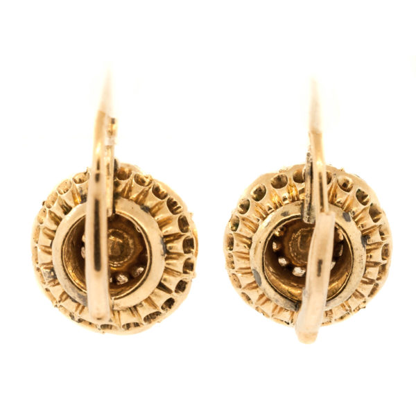 E617-3-Antique-5.10-Cluster-Gold-Earrings