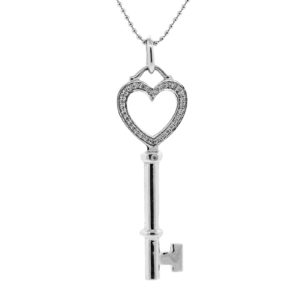 N628-Tiffany&Co-Diamond-Key-Pendant