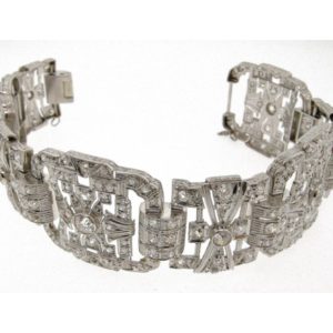 Vintage Large Diamond Bracelet 1