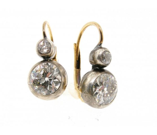 Vintage Diamond Earrings 1