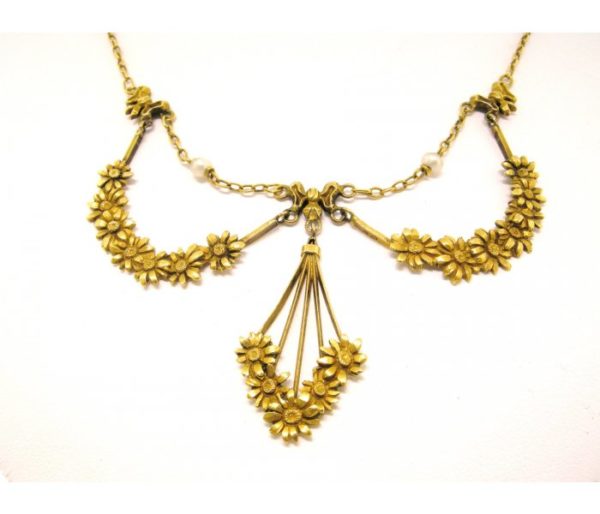 Antique French Gold Necklace 1