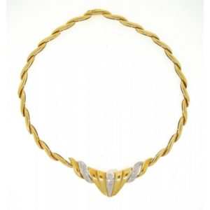 Diamond Gold Choker 1