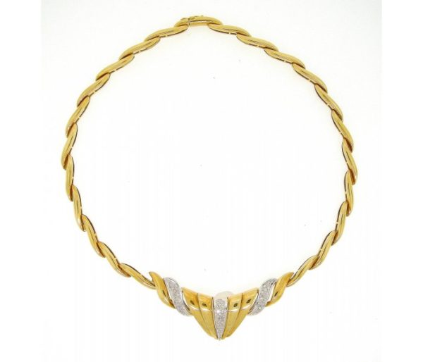 Diamond Gold Choker 1