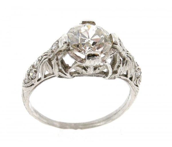 Vintage Old Euro Diamond Ring 1