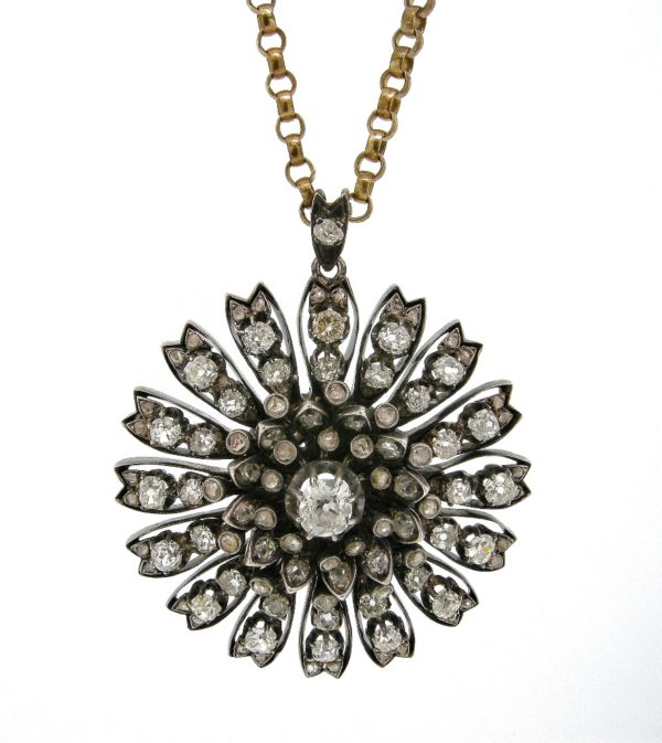 N446-Victorian-Diamond-Flower-Pendant