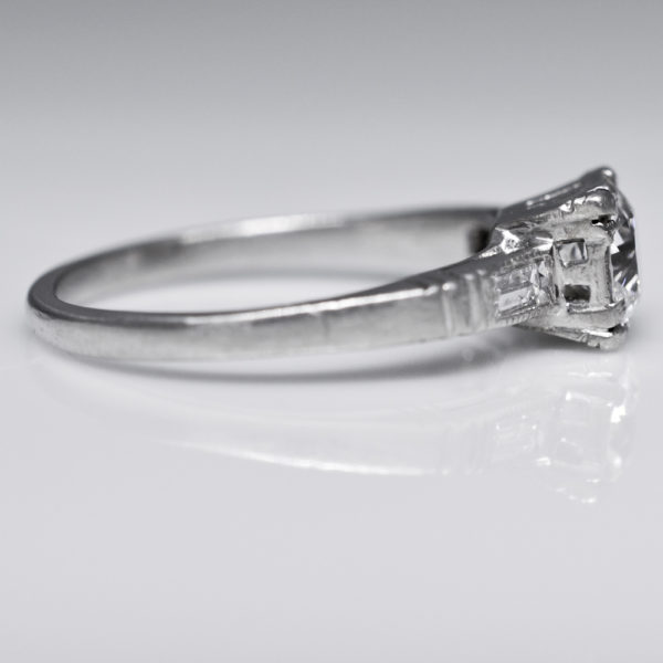 R1507-3-0.70 cts-OEC-Diamond-Baguette-Plat-Ring