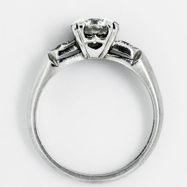 R936-4-0.99 cts-OEC-Platinum-Ring