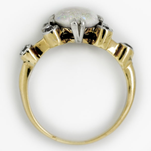 R1518-4-Fire Opal-Diamond-Ring
