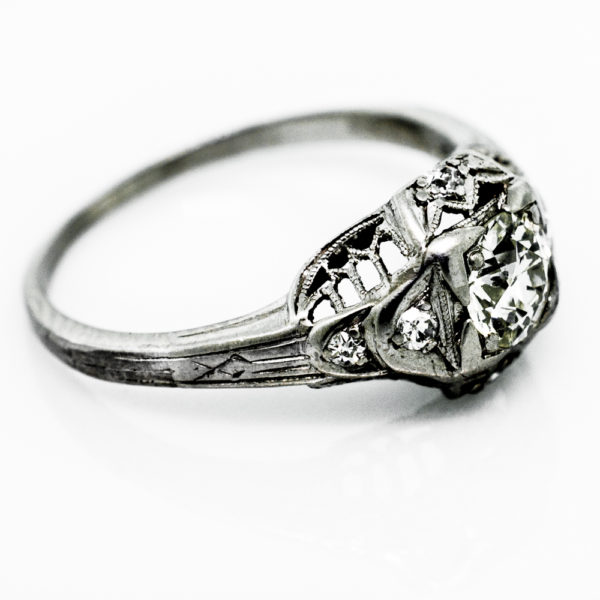 R953-2-0.50 cts-OEC Diamond-Filigree-Ring