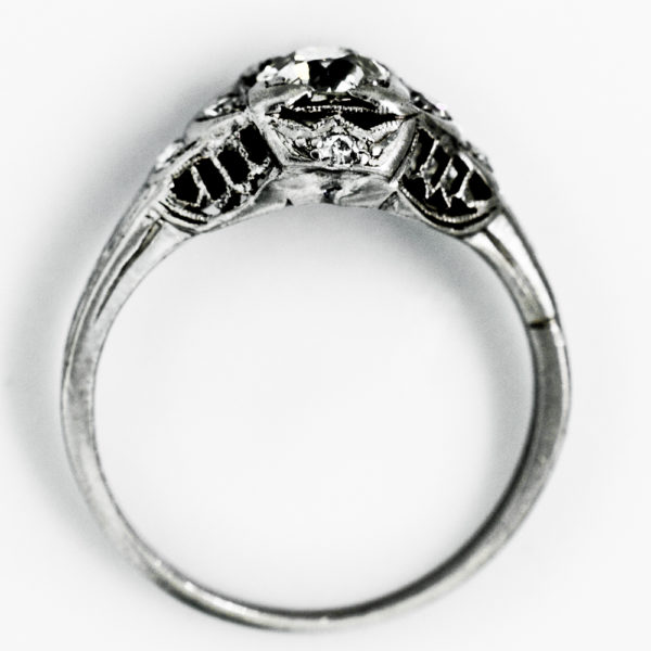 R953-4-0.50 cts-OEC Diamond-Filigree-Ring