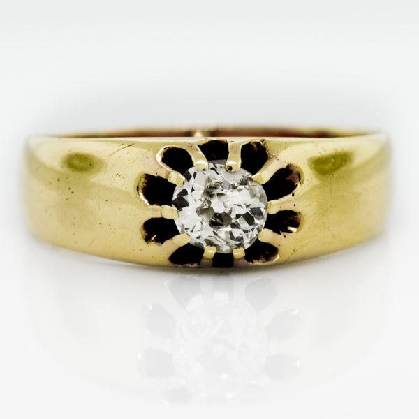 R974-0.45 cts-OMC-1900-Gold-Ring