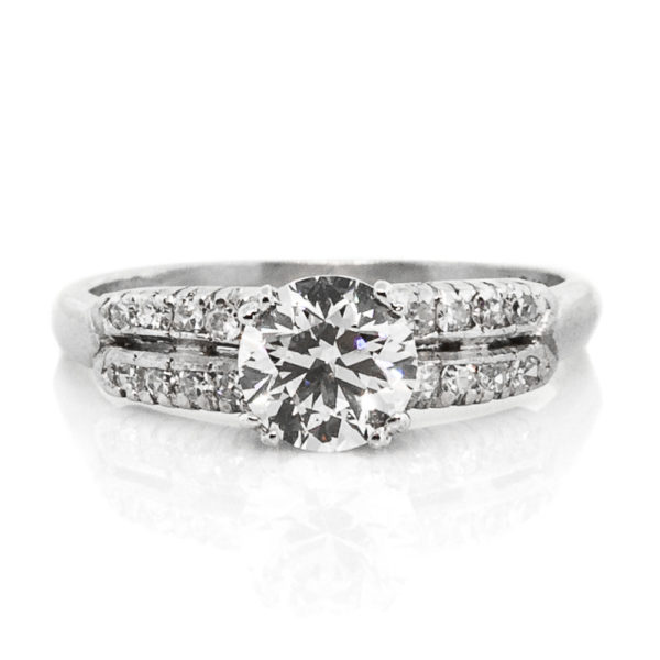 R1573-0.80 cts RBC-Platinum-Ring