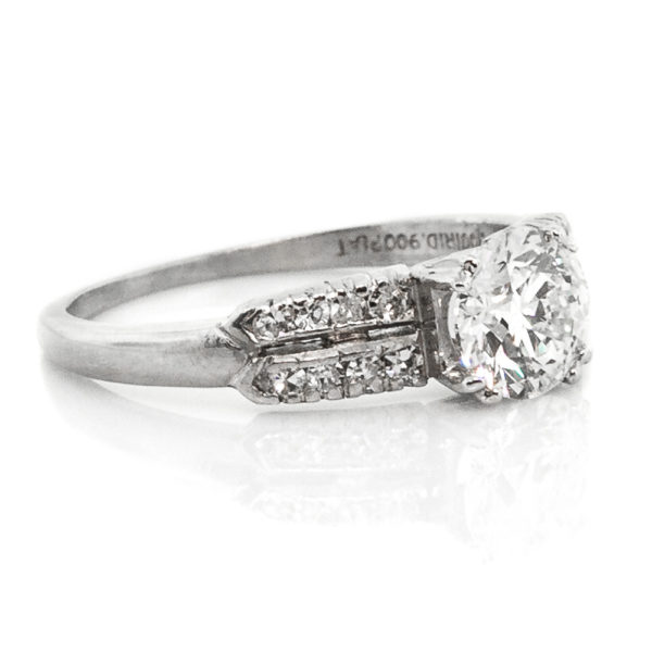 R1573-2-0.80 cts. RBC-Platinum-Ring