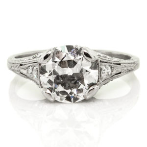 R1720-1.79 cts. OEC-Platinum-Ring