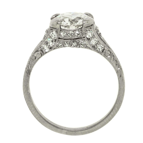 R1720-3-1.79 cts. OEC-Platinum-Ring