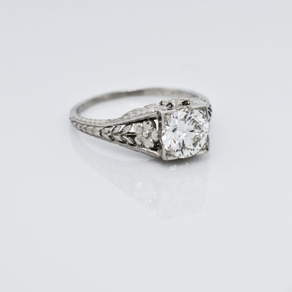 R1146-2-1.06 cts-OEC-Filigree-Ring