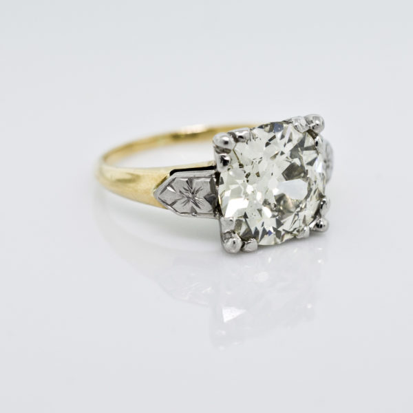 R1578-2-3.04 cts-OEC-Platinum-Gold