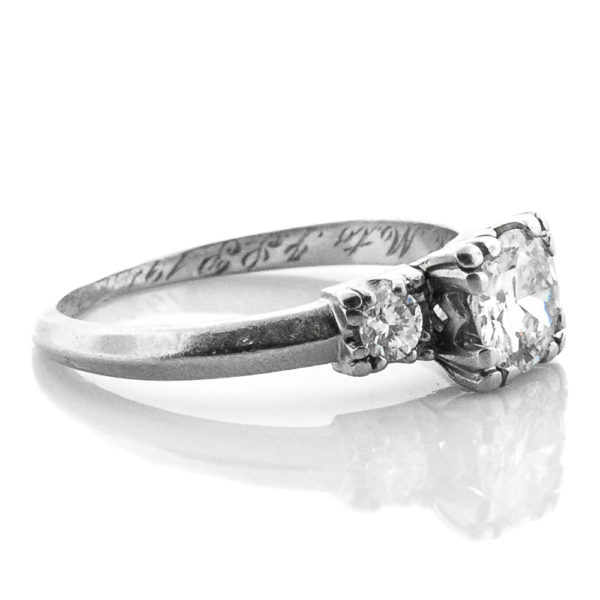 R1537-2-0.60. cts-Trans-Platinum-Ring