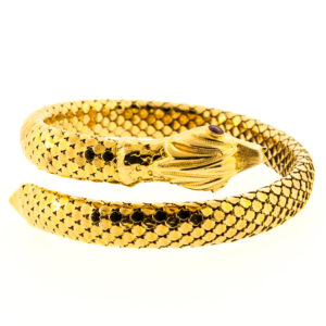 B455-18KT-Italian-Snake-Bracelet