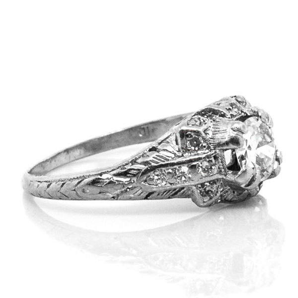 R1902-2-0.46 cts.-OEC-Platinum.Ring