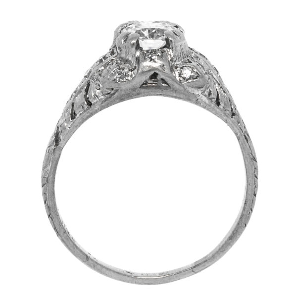 R1902-3-0.46 cts-OEC-Platinum-Ring